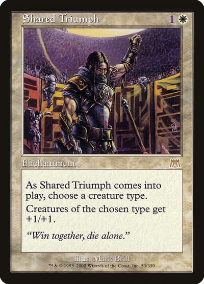 Shared Triumph ONS-53 Onslaught Magic card