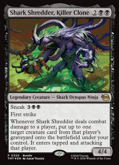 Shark Shredder, Killer Clone TMT-320 Teenage Mutant Ninja Turtles Magic card
