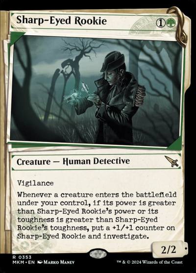 Sharp-Eyed Rookie MKM-353 Murders at Karlov Manor Magic card