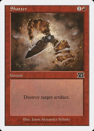 Shatter 6ED-204 Classic Sixth Edition Magic card