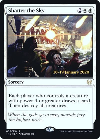 Shatter the Sky PTHB-37S Theros Beyond Death Promos Magic card