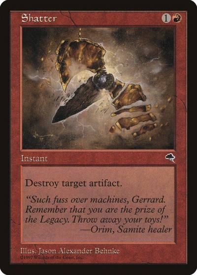 Shatter TMP-203 Tempest Magic card