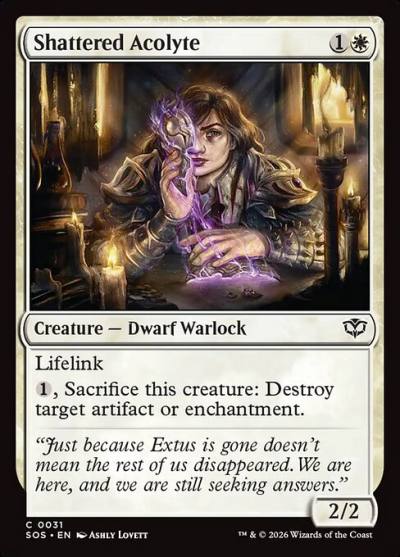 Shattered Acolyte SOS-31 Secrets of Strixhaven Magic card