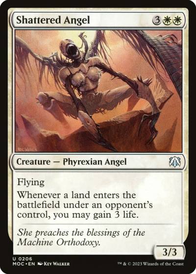Shattered Angel MOC-206 March of the Machine Commander Magic card