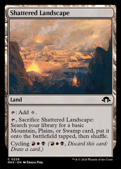 Shattered Landscape MH3-226 Modern Horizons 3 Magic card