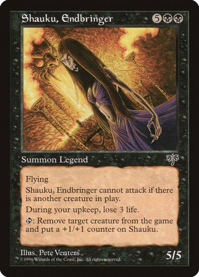 Shauku, Endbringer 142 Mirage Magic card
