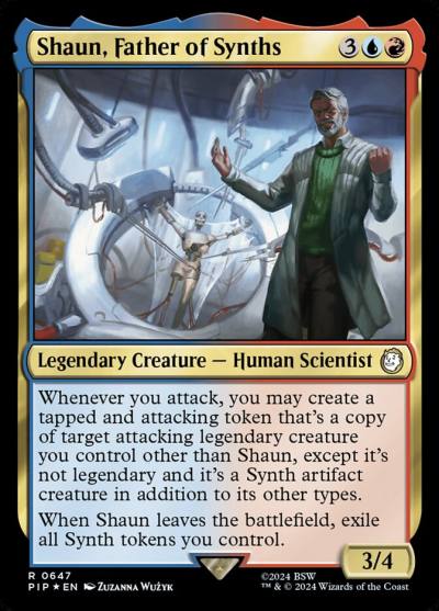 Shaun, Father of Synths PIP-647 Fallout Magic card