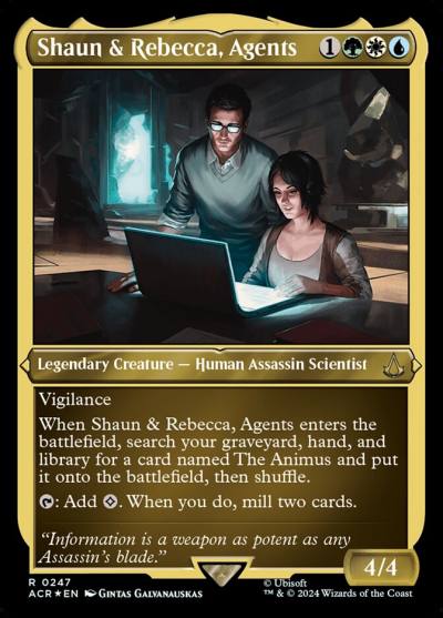 Shaun & Rebecca, Agents ACR-247 Assassin's Creed Magic card