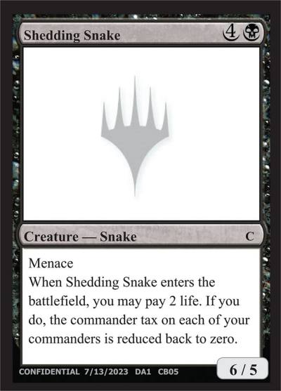 Shedding Snake CB05 Unknown Event Magic card