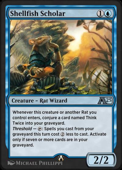 Shellfish Scholar YBLB-7 Alchemy: Bloomburrow Magic card