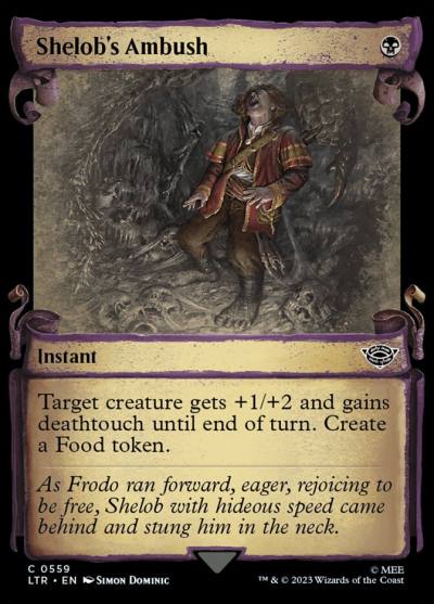 Shelob's Ambush LTR-559 The Lord of the Rings: Tales of Middle-earth Magic card
