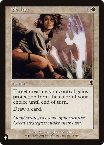 Shelter PLST-ODY-46 The List Magic card