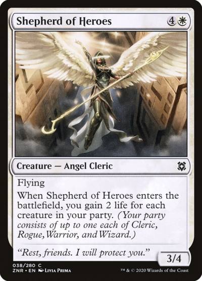 Shepherd of Heroes 38 Zendikar Rising Magic card