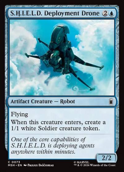 S.H.I.E.L.D. Deployment Drone MSH-73 Marvel Super Heroes Magic card