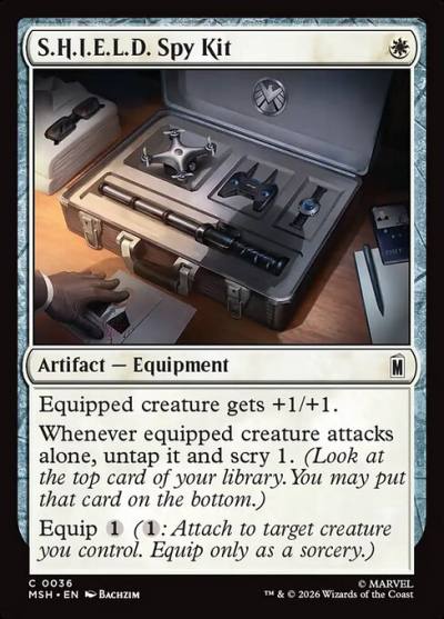 S.H.I.E.L.D. Spy Kit MSH-36 Marvel Super Heroes Magic card