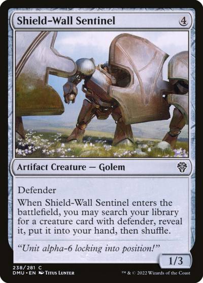 Shield-Wall Sentinel 238 Dominaria United Magic card
