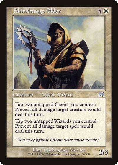 Shieldmage Elder 54 Onslaught Magic card
