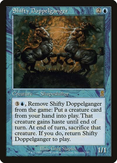 Shifty Doppelganger 101 Odyssey Magic card