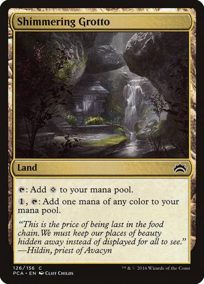 Shimmering Grotto PCA-126 Planechase Anthology Magic card