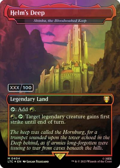 Shinka, the Bloodsoaked Keep LTC-404Z Tales of Middle-earth Commander Magic card