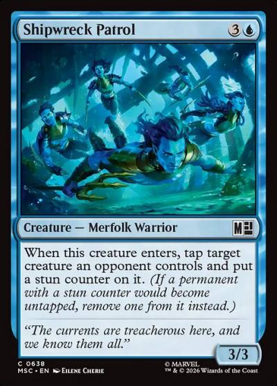 Shipwreck Patrol MSC-638 Marvel Super Heroes Commander Magic card