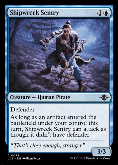 Shipwreck Sentry LCI-75 The Lost Caverns of Ixalan Magic card