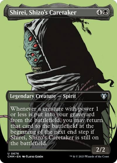 Shirei, Shizo's Caretaker CMM-676 Commander Masters Magic card