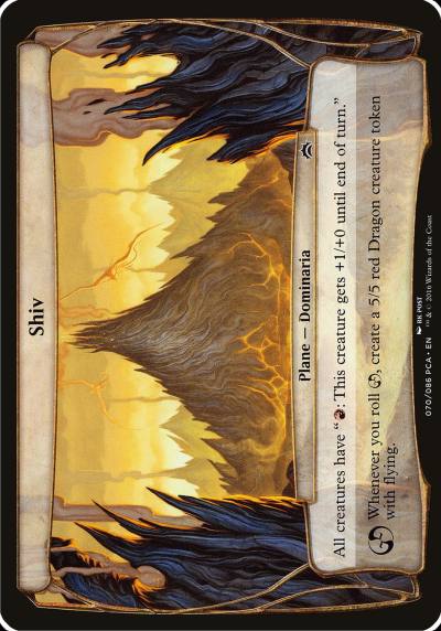Shiv OPCA-70 Planechase Anthology Planes Magic card
