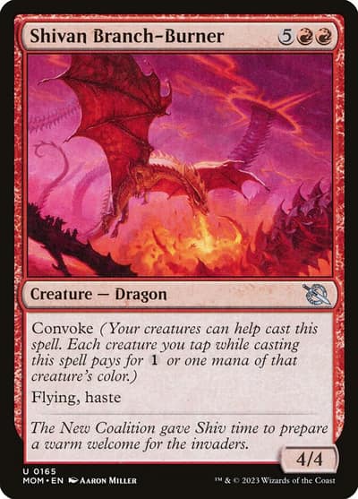 Shivan Branch-Burner 165 March of the Machine Magic card