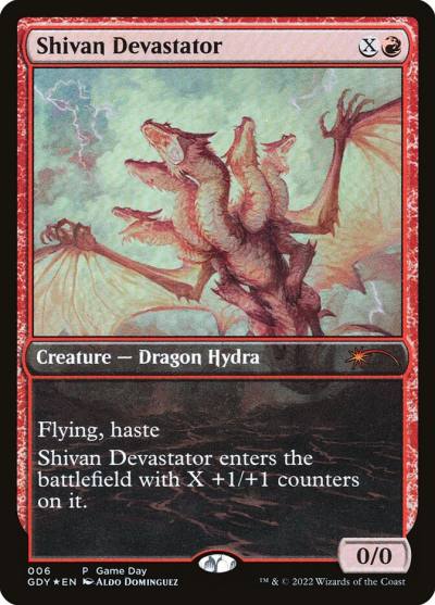Shivan Devastator GDY-6 Game Day Promos Magic card