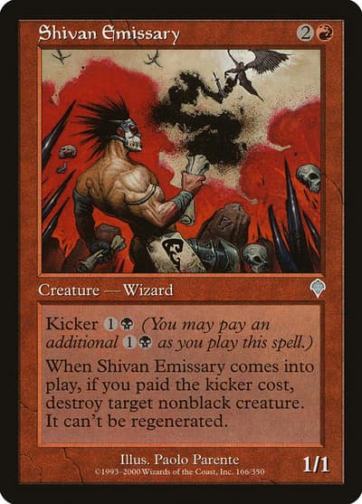 Shivan Emissary 166 Invasion Magic card