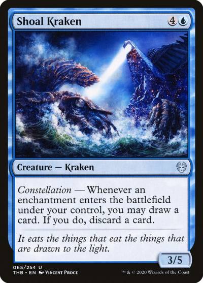 Shoal Kraken 65 Theros Beyond Death Magic card