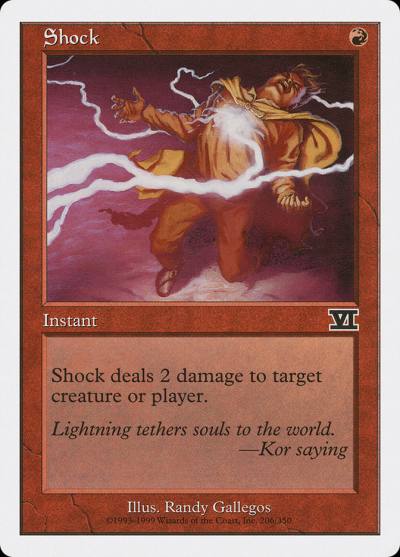 Shock 6ED-206 Classic Sixth Edition Magic card