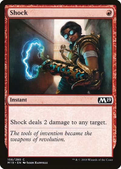 Shock M19-156 Core Set 2019 Magic card