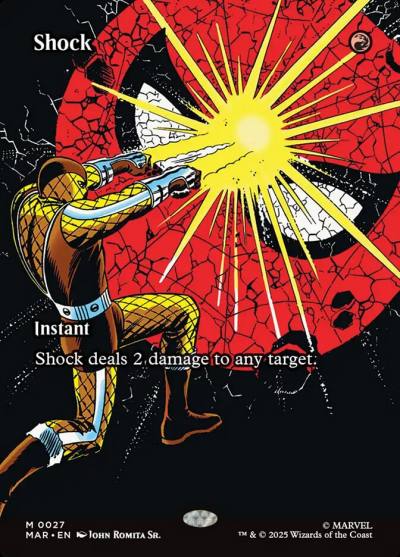 Shock MAR-27 Marvel Universe Magic card