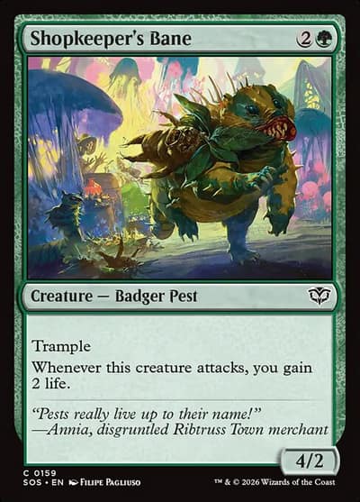 Shopkeeper's Bane 159 Secrets of Strixhaven Magic card