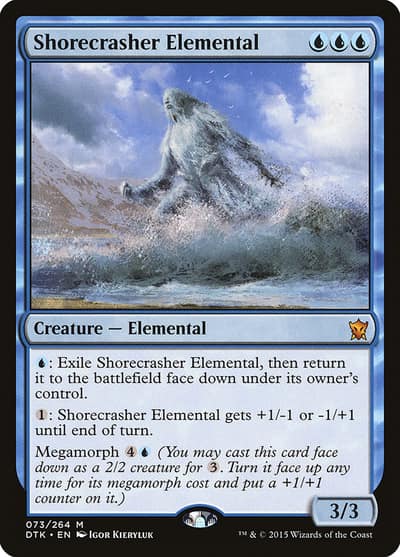 Shorecrasher Elemental 73 Dragons of Tarkir Magic card