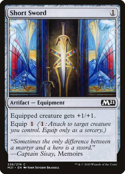Short Sword M21-236 Core Set 2021 Magic card