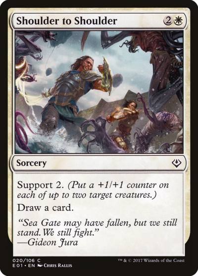 Shoulder to Shoulder E01-20 Archenemy: Nicol Bolas Magic card