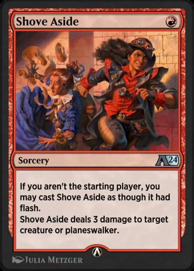 Shove Aside YMKM-16 Alchemy: Murders at Karlov Manor Magic card