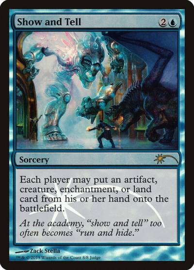 Show and Tell J13-8 Judge Gift Cards 2013 Magic card