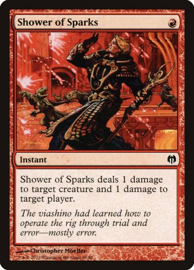 Shower of Sparks DDL-61 Duel Decks: Heroes vs. Monsters Magic card