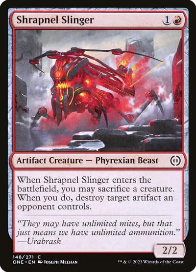Shrapnel Slinger 148 Phyrexia: All Will Be One Magic card