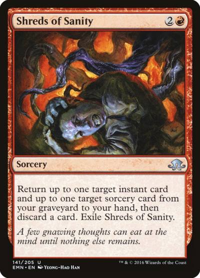 Shreds of Sanity EMN-141 Eldritch Moon Magic card