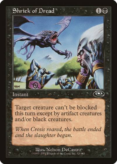 Shriek of Dread PLS-53 Planeshift Magic card