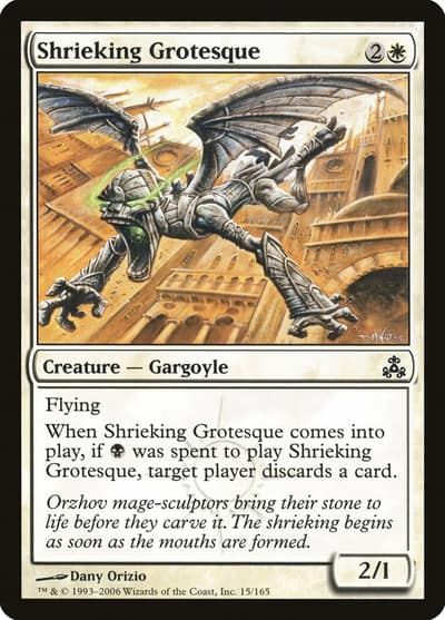 Shrieking Grotesque GPT-15 Guildpact Magic card