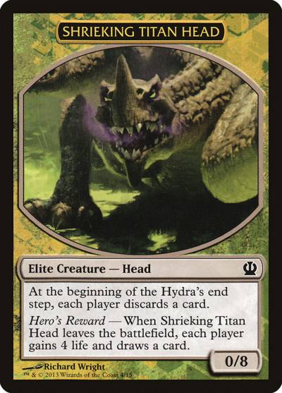 Shrieking Titan Head TFTH-4 Face the Hydra Magic card