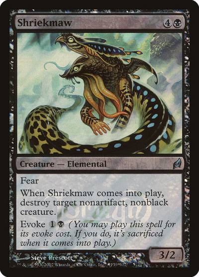 Shriekmaw PLRW-139STAR Lorwyn Promos Magic card