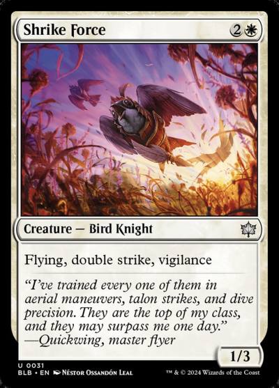 Shrike Force 31 Bloomburrow Magic card