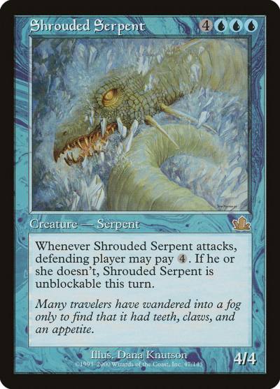 Shrouded Serpent PCY-47 Prophecy Magic card